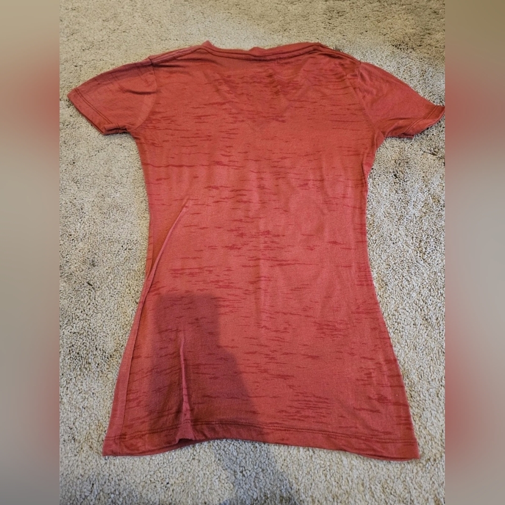 Laconia Bike Week Womens Small Fitted Sexy short sleeve red graphic tee shirt - Picture 6 of 6